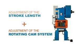 How to Change the Stroke Length on Sangiacomo Cframe Mechanical Press [upl. by Dirgis]