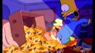 Simpsons Butterfinger BBs Commercial 1994 [upl. by Edrahs]