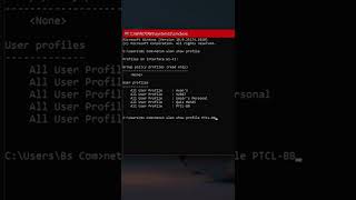 Find WiFi passwords using command prompt  WiFi Hack [upl. by Ynalem227]