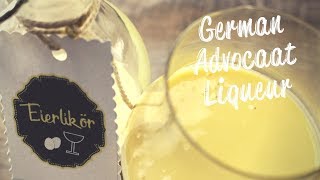 German Egg Liqueur  Advocaat Style [upl. by Aliuqa]