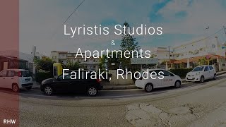 Lyristis Studios amp Apartments Faliraki Rodos Greece [upl. by Amandi892]