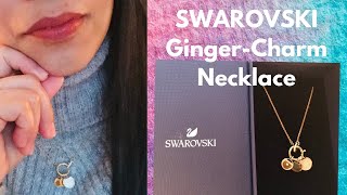 SWAROVSKI NECKLACE UNBOXING❤️ FIRST DAY OPENNING OF ADVENTS CALENDAR  LVsReiseKanal [upl. by Ynaffik]