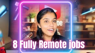 Top 8 Work From Home Jobs 2024  Hiring Across India No Experience [upl. by Veronike]