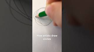 How artists draw circles drawing art viralshorts [upl. by Parthena152]