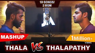 Thala Vs Thalapathy Mashup  Joshua Aaron  ft Rajaganapathy [upl. by Orgell]