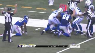 Colts VS Giants Preseason 2014 HIGHLIGHTS [upl. by Chisholm]