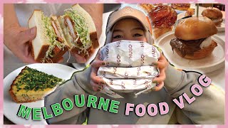 Melbourne Food Vlog  Lune Croissanterie Hectors Deli Tarts Anon Hugos Deli  More [upl. by Pine]