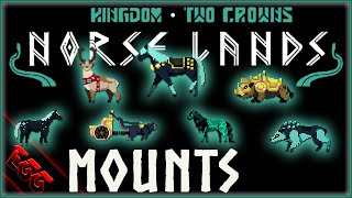 Norse Lands MOUNTS  Kingdom Two Crowns 👑 [upl. by Broder]