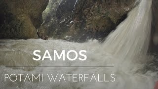 Potami Waterfalls Samos GoPro [upl. by Noicpesnoc]