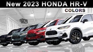 New 2023 Honda HRV  DETAILED REVIEW of Trims Colors amp HRV Options [upl. by Marelda]