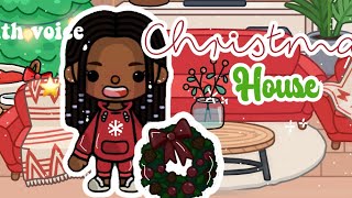 aesthetic and cozy upstairs Christmas house [upl. by Aidekal522]