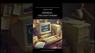 September 4 1998 GOOGLE THE GIANT IS BORNhistoryfacts shortvideo [upl. by Yrak]