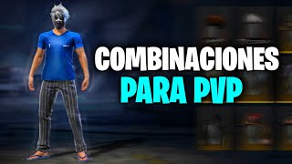 MEJORES COMBINACIONES DE ROPA INSANAS PARA PVP EN FREE FIRE [upl. by Port]