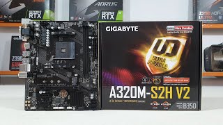 Gigabyte Motherboard A320MS2H V2 unboxing [upl. by Bandeen856]