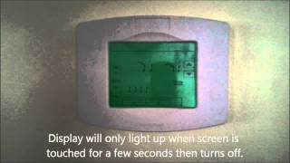 Honeywell UtilityPRO Vision Pro Back Light Change Utility Settings [upl. by Ainnos759]