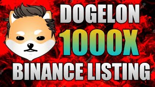 DOGELON MARS PRICE PREDICTION 2024  BINANCE LISTING NEXT  1000X SOON 🚀🚀🚀 [upl. by Ycat768]