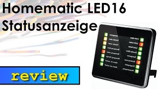 Homematic LED16 Display  Unboxing und Einrichtung [upl. by Bixby]