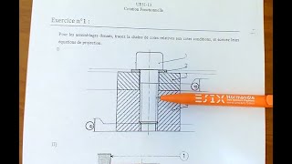 TD Cotations fonctionnelles tracer une chaîne des cotes [upl. by Mazurek478]