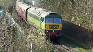 East Lancs Railway says farewell to D1501 [upl. by Glynas]