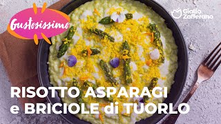 RISOTTO alla CREMA di ASPARAGI e BRICIOLE di TUORLOBENTORNATA PRIMAVERA🌸🌻🌷🌼 [upl. by Eugnimod]