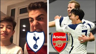 SPURS amp ARSENAL FANS REACT TO NORTH LONDON DERBY  KICKS OFF [upl. by Ailenroc]