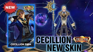 NEW CECILION COLLECTOR SKIN  CECILION NEW SKIN  CECILION COLLECTOR SKIN  MOBILE LEGENDS BANGBANG [upl. by Knorring]