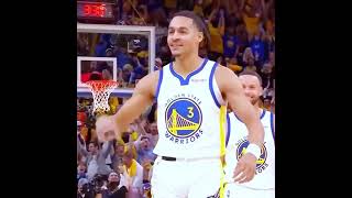 Jordan Poole points at Draymond Green after a three in his face lifeforce warriors wizards [upl. by Leumas]