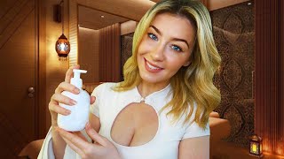 ASMR Pressure Massage amp Face Mapping 🌸 Chinese Spa Roleplay [upl. by Htbazile]