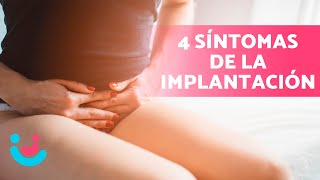 SÍNTOMAS de la IMPLANTACIÓN del EMBRIÓN en el ÚTERO 🤰🏻 ¿Estoy Embarazada [upl. by Tap261]