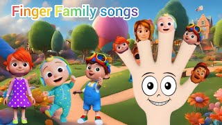 Cocomelon Finger Family Songs  Family Finger  Colors Fingers Family Halloween Song [upl. by Allerim944]