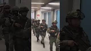 Así llegaron militares a Ciudad Juárez para reforzar seguridad México noticias [upl. by Hannavas]