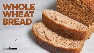 Soft amp Fluffy Whole Wheat Bread Recipe [upl. by Trisha524]