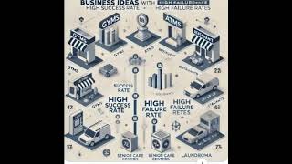 Business Ideas with High and Low Success Rates [upl. by Eelamme]