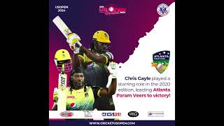 Chris Gayle dominated the 2020 US Open Cricket t20usa usopencricket 16thedition [upl. by Elizabet249]