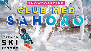 Snowboarding in Club Med Sahoro Hokkaido Japan [upl. by Liscomb]