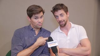 Get to Know Christian Borle Andrew Rannells and the Broadway Falsettos Cast [upl. by Enajiram38]