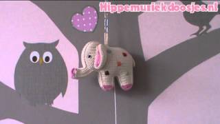 Speeldoosje olifant Anne Claire Petit [upl. by Erialcyram]