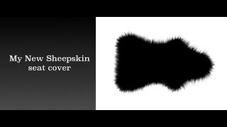 Sheepskin Motorcycle Seat Cover [upl. by Aitnis]