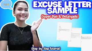 EXCUSE LETTER SAMPLE FOR PARENTS amp STUDENTS  PAANO GUMAWA NG EXCUSE LETTER  ENGLISH  NAYUMI C✨ [upl. by Manus]