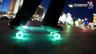 skate patinetas con luz led [upl. by Novyar]