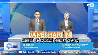 JAMBI HARI INI  Edisi 5 Desember 2024jhiPilkada2024TVRIJambiMediaPemersatuBangsa [upl. by Yleak]