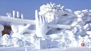 Snow and Ice Festival in the World  Harbin International Ice and Snow Sculpture Festival [upl. by Bajaj]