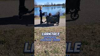 Larktale Universal Stroller Board on the Larktale Caravan V3 lifewithlarktale [upl. by Kolodgie]