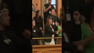 Maori MPs stage Haka dance protest in New Zealand parliament to oppose controversial bill [upl. by Ingeberg]