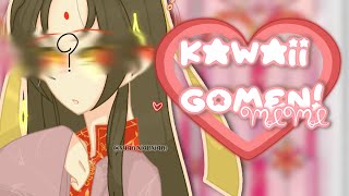 💞Kawaii Gomen🎀 Lan Sizhui x Jinling x Lan Jingyi MDZSArt [upl. by Burdett7]