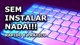 Como Treinar Digitação com Programa Online e Grátis [upl. by Nauqat]