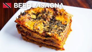 🇹🇹 Beef Lasagna Recipe by Chef Jeremy Lovell  Foodie Nation [upl. by Dru500]