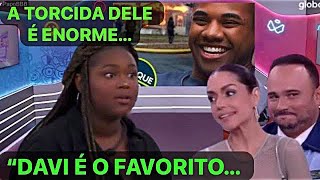 RAQUELE DESCOBRE Q DAVI É O FAVORITO E FICA ABISMADA “COMO ASSIM GENTE ISSO Ñ… [upl. by Debbie328]