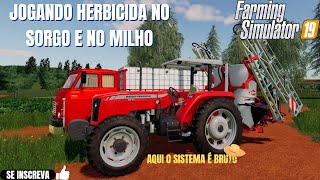 Farming Simulator 19  Jogando Herbicida No Sorgo e no Milho [upl. by Llertnov]