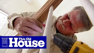 How to Replace a Stair Railing  This Old House [upl. by Ermine]